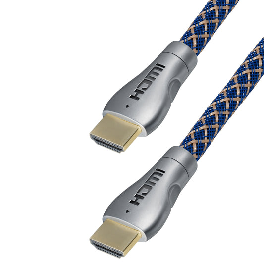 Transmedia High Speed HDMI-Kabel mit Ethernet und LED, 4K@ 60 Hz, versch. Längen